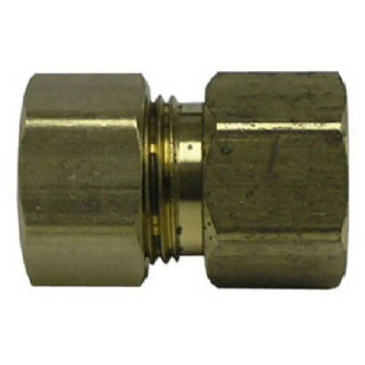 212 MAIN Low Lead Safe Brass Flare Compression Adapter (462-6-6X P), 0.37 In/3/8 In. Fine Thread Flare Component, Meets Lead Restrictions for Household Appliance Parts & Accessories
