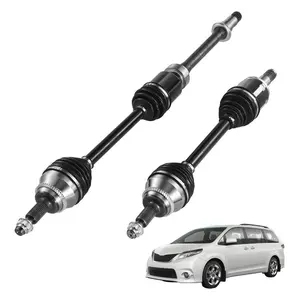 VEVOR CV Axle Shaft Assembly, 2 Pieces Front Left Right (Driver and Passenger Side), Automotive Replacement CV Joint Axles Pair Compatible with 2004-2010 Toyota Sienna, Alloy Steel Carbon Steel