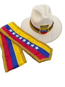 Venezuela Hat and Sash Set Unisex