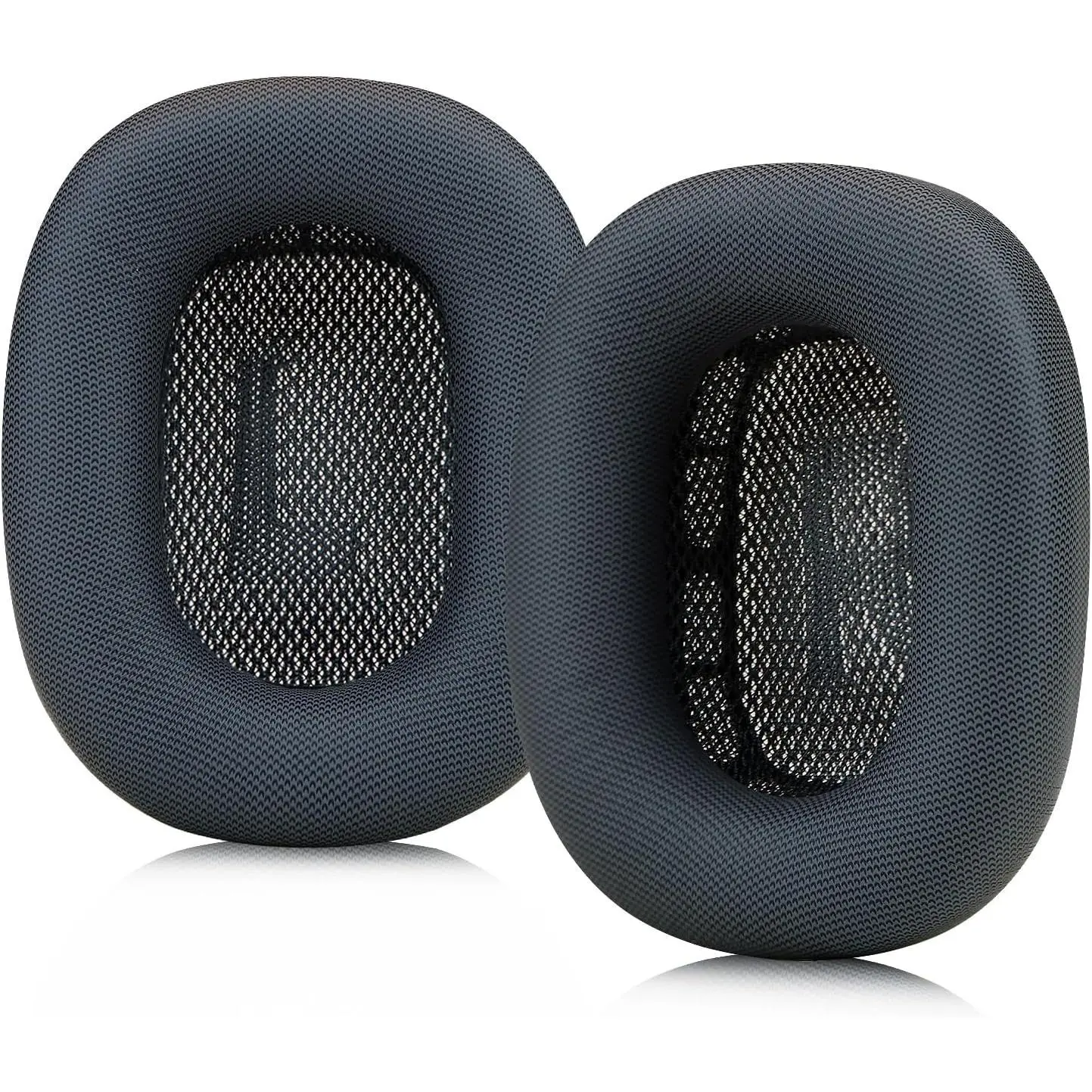 Ear Cushions for Apple AirPods Max Headphones Replacement Leather Earpads Sweat Proof Ear Cups Cushion Easy to Install with Magnet, Protein Leather and Memory Foam(Black)