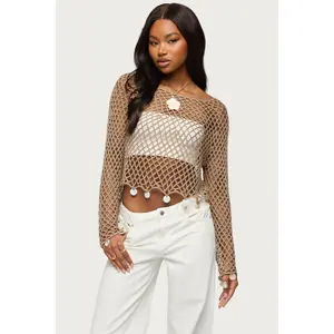 Macarena Crochet Charm Top