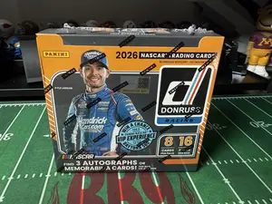 PER PACK- 2 Packs Per Order- 2025 Donruss Racing- Nascar- Panini America- Trading Car Packs and Boxes
