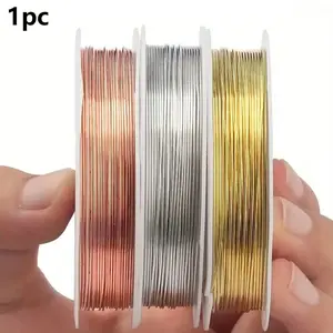High-Quality Stainless Steel Jewelry Wire, & Silver Color Metal Thread, Rust-Resistant, Durable, Perfect for DIY Bracelets and Necklaces
