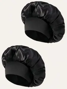 Solid Color Sleeping Beanie, High Stretch Sleeping Bonnet, Hair Bonnet for Women & Men, Fashion Accessories for Daily Wear, Bonnets for Sleeping