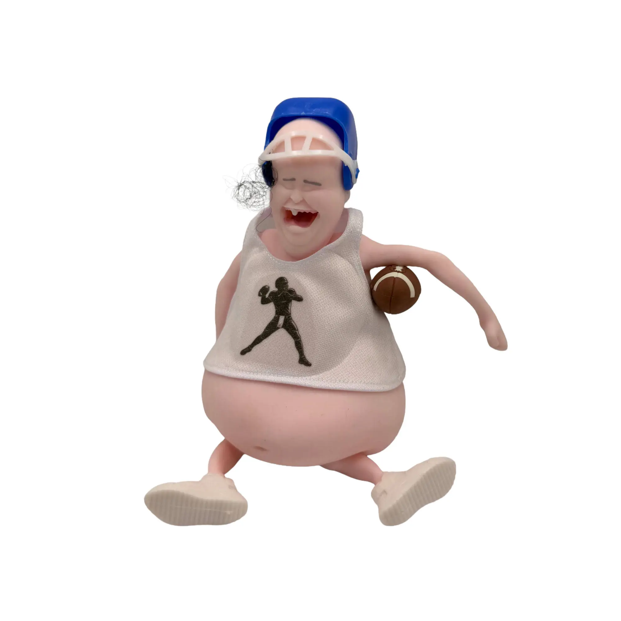 Football Player Squishy Doll, Funny Ugly Figurine, American Football Gift, Sports Fan Gift Toy, Rene Doll