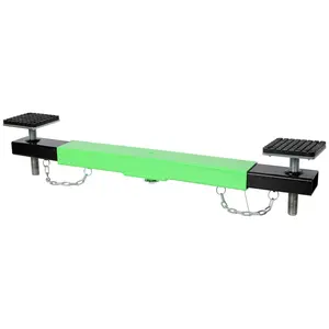 2Ton Floor Jack Cross Beam Adapter,for Floor Jacks Engine Hoist Shop Crane,Car Jack Underframe Cross Bar for Jack Cross-piece with Rubber Pads