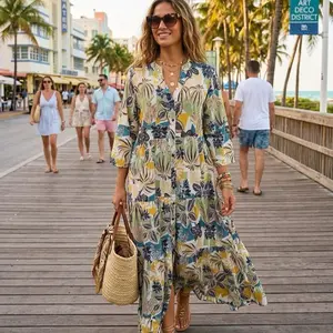 Flowy Maxi Dress – One Size | Lightweight Indie Summer Style