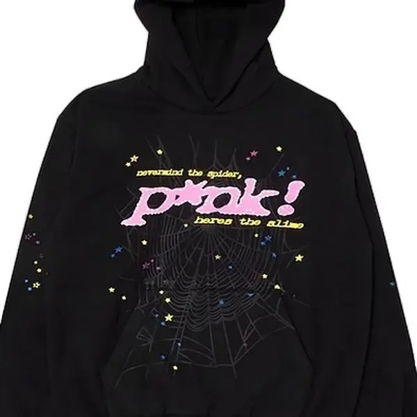 Slime Designer Hoodie Black Pullover Long Sleeve