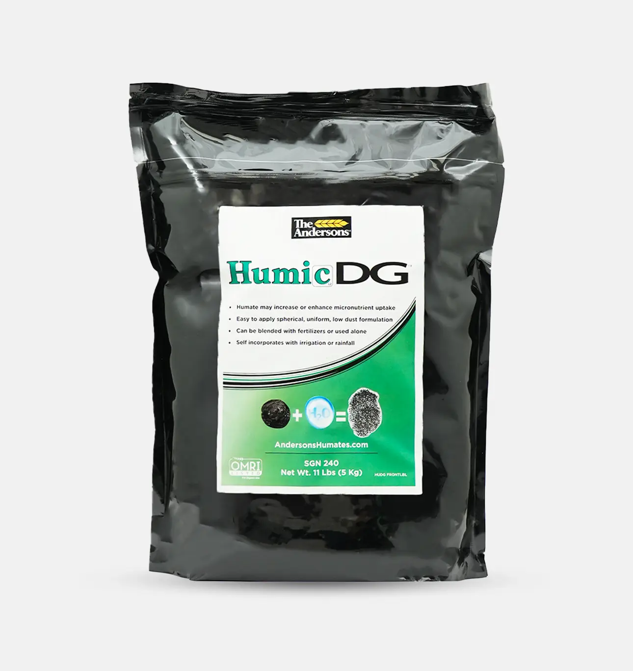The Andersons Humic DG Professional-Grade Organic Soil Amendment for Lawns and Gardens