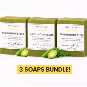 Asosi Herbal Soap (3 Pack) – Face & Body Bar | Refreshing & Smooth Skin