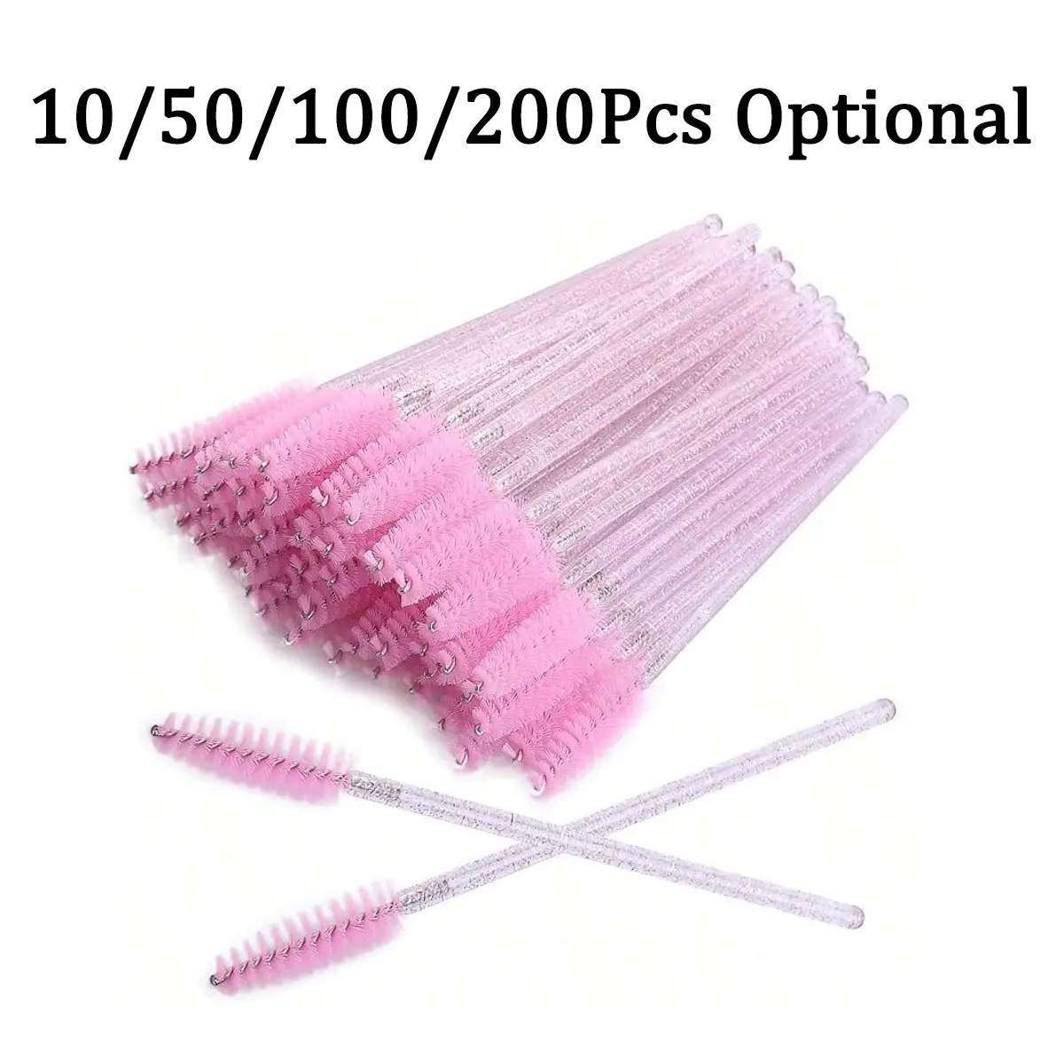 Disposable Eyelash Brush with Storage Container, Bendable Eyebrow Spoolies, Lash Brush for Lash Extensions, Eyebrow Spoolie, Castor Oil Brushes, Makeup, Cosmetics Brush, Makeup Brushes Kits, Cosmetics Makeup Tool, Cosmetic Tools