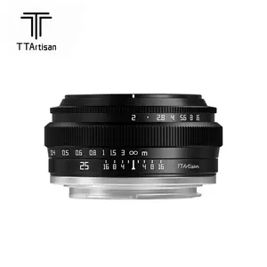 TTArtisan 25mm F2 APS-C Manual Focus Mirrorless Camera Lens,Street Photography