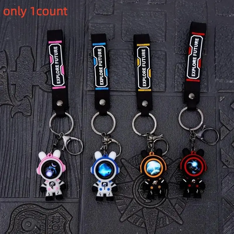Durable Cute Silicone Lightning Bear Multi Purpose Keychain Accessory Key Holder For Bags, Fashion Backpack and Key Pendant, Keyrings, Multifunctional Keychain, Perfect Christmas Gift for Men and Women