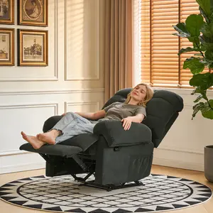 Manual Oversized Recliner Overstuffed Chairs Large Recliner High Weight Capacity Big and Tall Man Recliner for Heavy 400lbs Adults for Living Room, Bedroom, Nursery