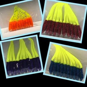 Top Secret Jig 2-1/2” Stingers 10PK - Lifelike Shad Body - Fish-enticing Wiggle - Fishing Lures for Crappie, Panfish and More