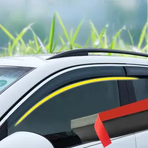 Universal Car Window Rain Cover For Door Window Seal Adhesive Rainproof Strip Suitable for Cars RVs Campers Trailers Automotive