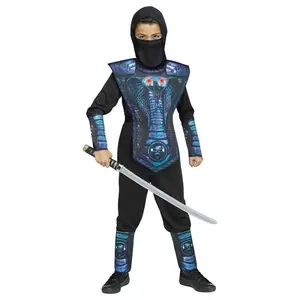 Kid's Blue Cobra Ninja Costume
