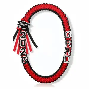Graduation Leis 2026 Ribbon Leis for Graduation, Class of 2026 Graduation Necklace for High School College Graduation DIY Decors Party Supplies