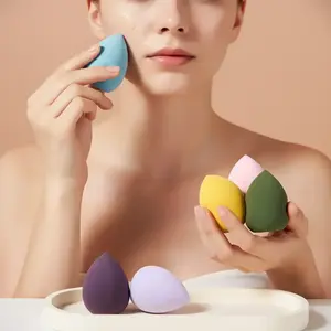 4/8/16pcs Makeup Sponges Set, Blending Beauty Sponge, Skin-Friendly Material, Natural Look, Ideal for Daily Use, Random Shape & Colors, Beauty Tools
