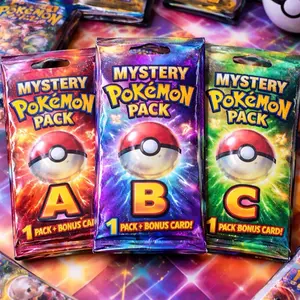 CGC and PSA Graded Mystery Pokemon Packs Card Collectible Trading Cards with Bonus Card Hits