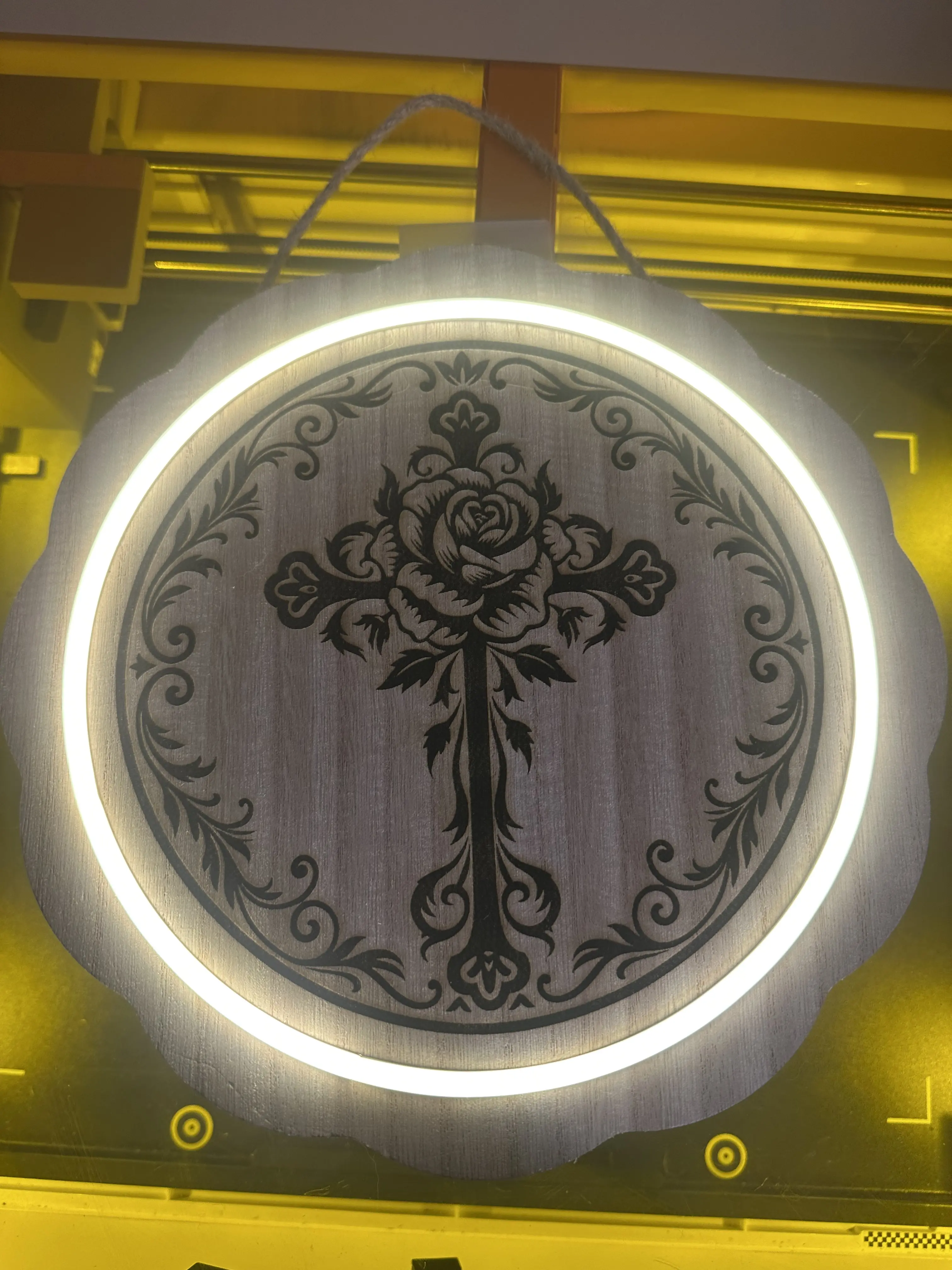 Led Rose Cross