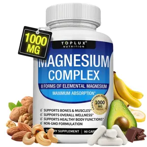 & 8 Essential Magnesium -Supplement Healthcare Dietary Vitamin-Magnesium Complex &