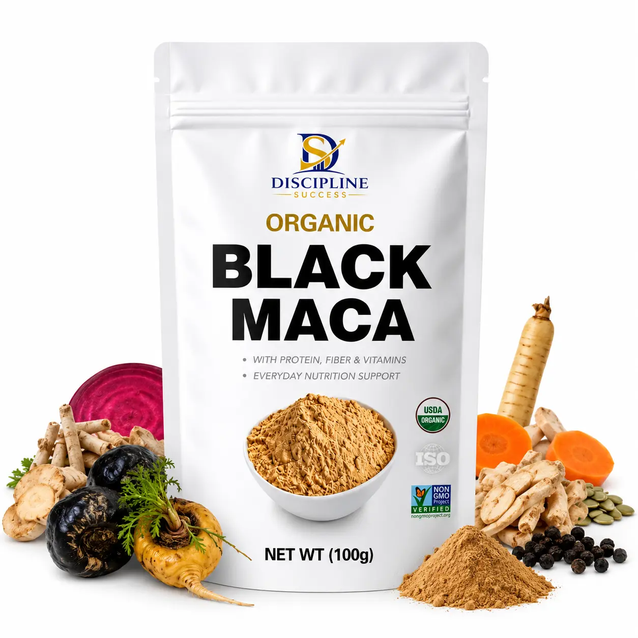 Discipline Success Organic Black Maca Discipline Success Organic Black Maca