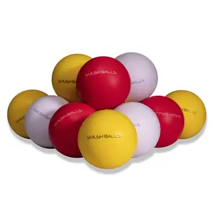 SMUSH BALLS The Ultimate Anywhere Baseball/Softball Training Balls - Multipack, Multicolor, 12 Balls, Indoor/Outdoor Use, Cutting Edge Technology, Maximize Skills