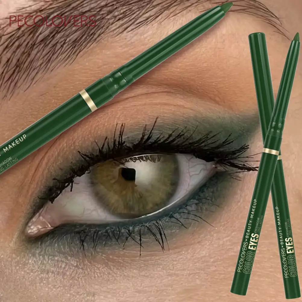 1PC Matte Eyeliner, Green & Black, Waterproof and Long Lasting, Durable, Smooth Application, Eye Makeup Product, Create Unique and Charming Eye Makeup