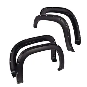Fit For 07-13 GMC Sierra 1500 Offroad Pocket Rivet Style Wheel Fender Flares 4pc