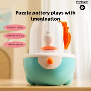 Pottery Wheel for Kids and Beginners, Mini Pottery Wheel Kit with Clay Sculpting Tools, Diy Toy,Clay Wheel, Air Dry Clay, Arts & Crafts for Boys and Girls, Christmas Gift,Dealsforyoudays