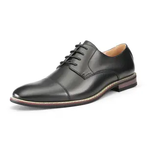 Bruno Marc Men's Classic Cap-Toe Formal Oxford Shoes
