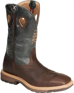 Twisted X Men's Pull On Western Work Boot Steel Toe - Mlcs006