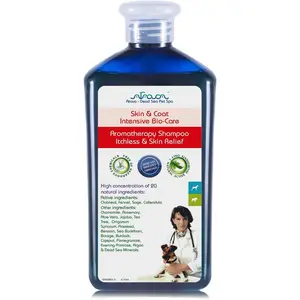 Natural Medicated Dog Shampoo – Anti Yeast Anti Itch Dog Shampoo - Healthy Skin & Coat - First Aid in Hot Spots Ringworm Scrapes Abrasions & Dermatologic Infections - 400ml / 13.5 fl oz