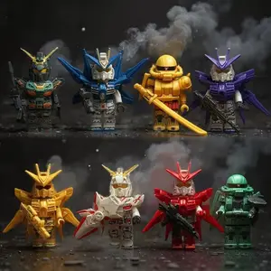 Compatible Lego Minifigure Wooden Future Knight Armor Tech Special Forces Mech Phantom Ninja! 2026 Trendy Toy Gift!