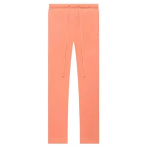 Relaxed Sweatpants  'Coral' - Uncuffed / Cuffed Fleece Elastic Bottom Sweatpants with Pockets, Relaxed Fit, Moisture Wicking, Breathable