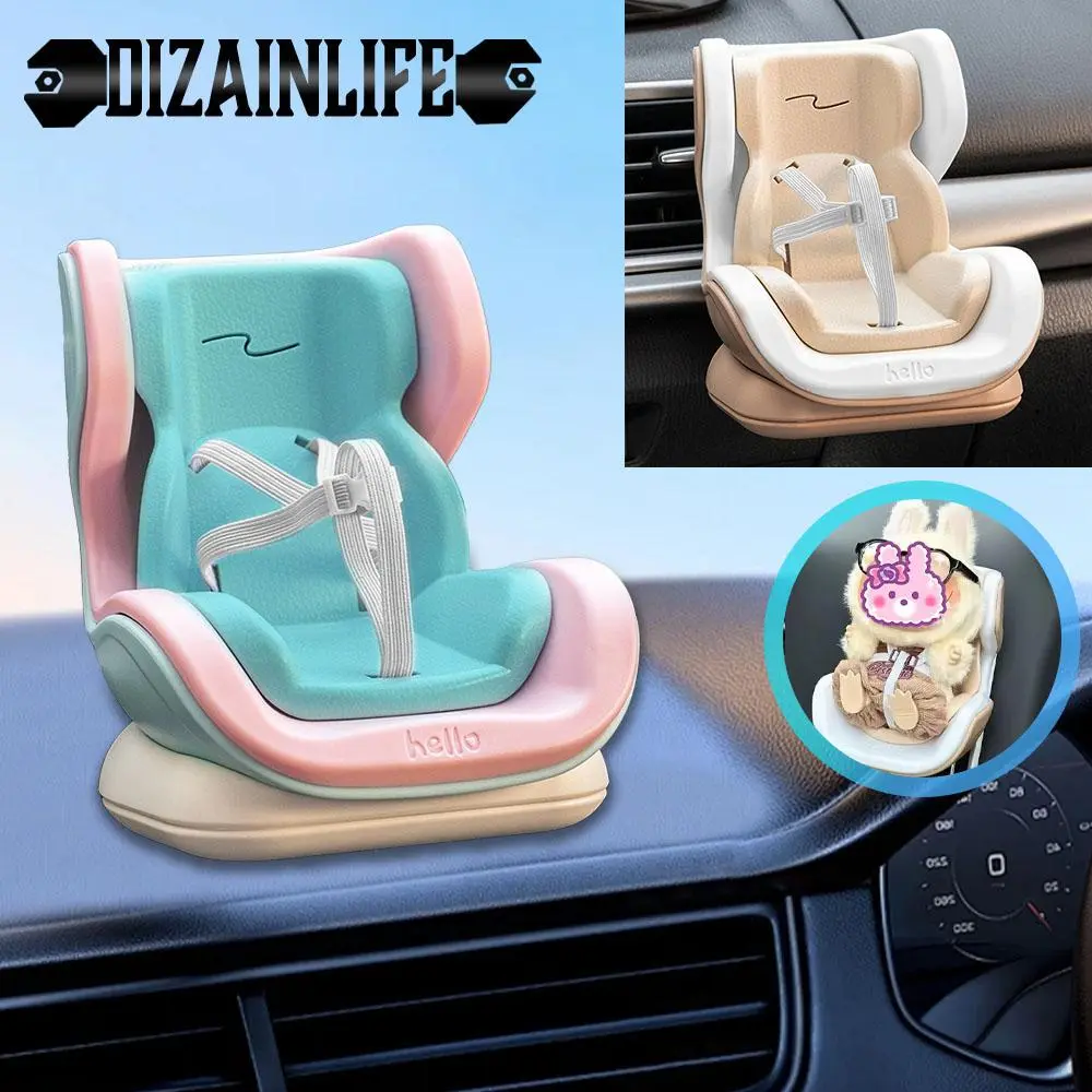 Cute Dolls Car Doll Safety Seat for Cartoon Chair Model for Bula Car Seat Outlet Decor for Car Interior Styling Accessories