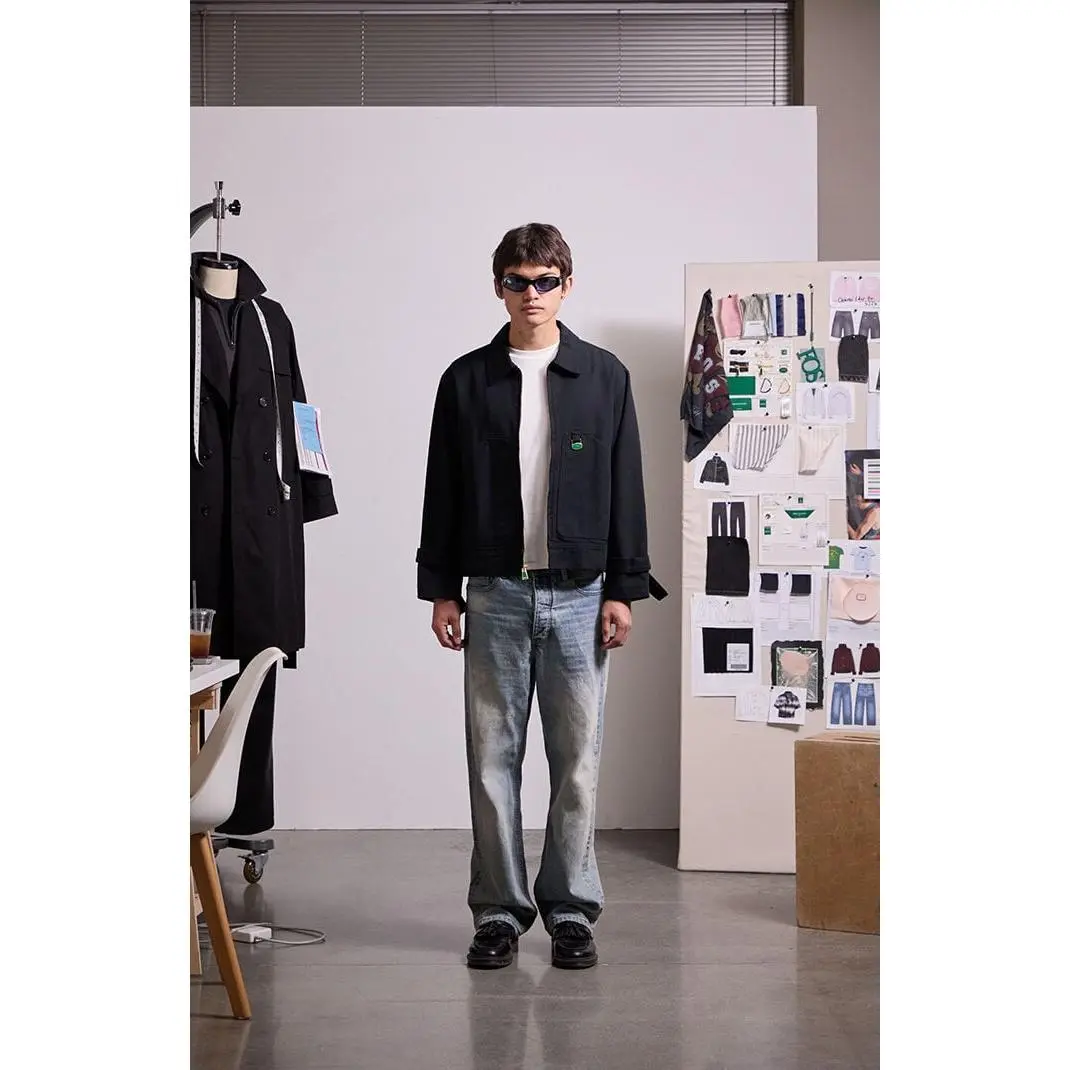 FIELD OF STUDY Men's by Pacsun Black Newport Jacket FIELD OF STUDY Men's by Pacsun Black Newport Jacket
