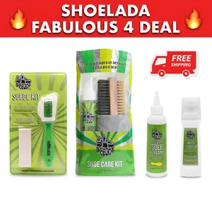 Shoelada Fabulous Four Bundle- Shoe Care & Sole Cleaning Kit