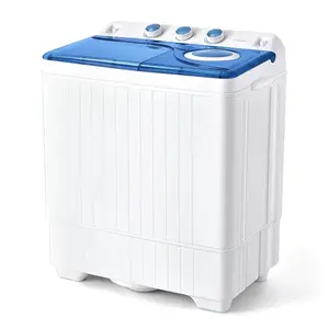 Chen Sal Portable Twin Tub Washing Machine - 18lbs washer & 8lbs Spinner - 26lbs caapacity