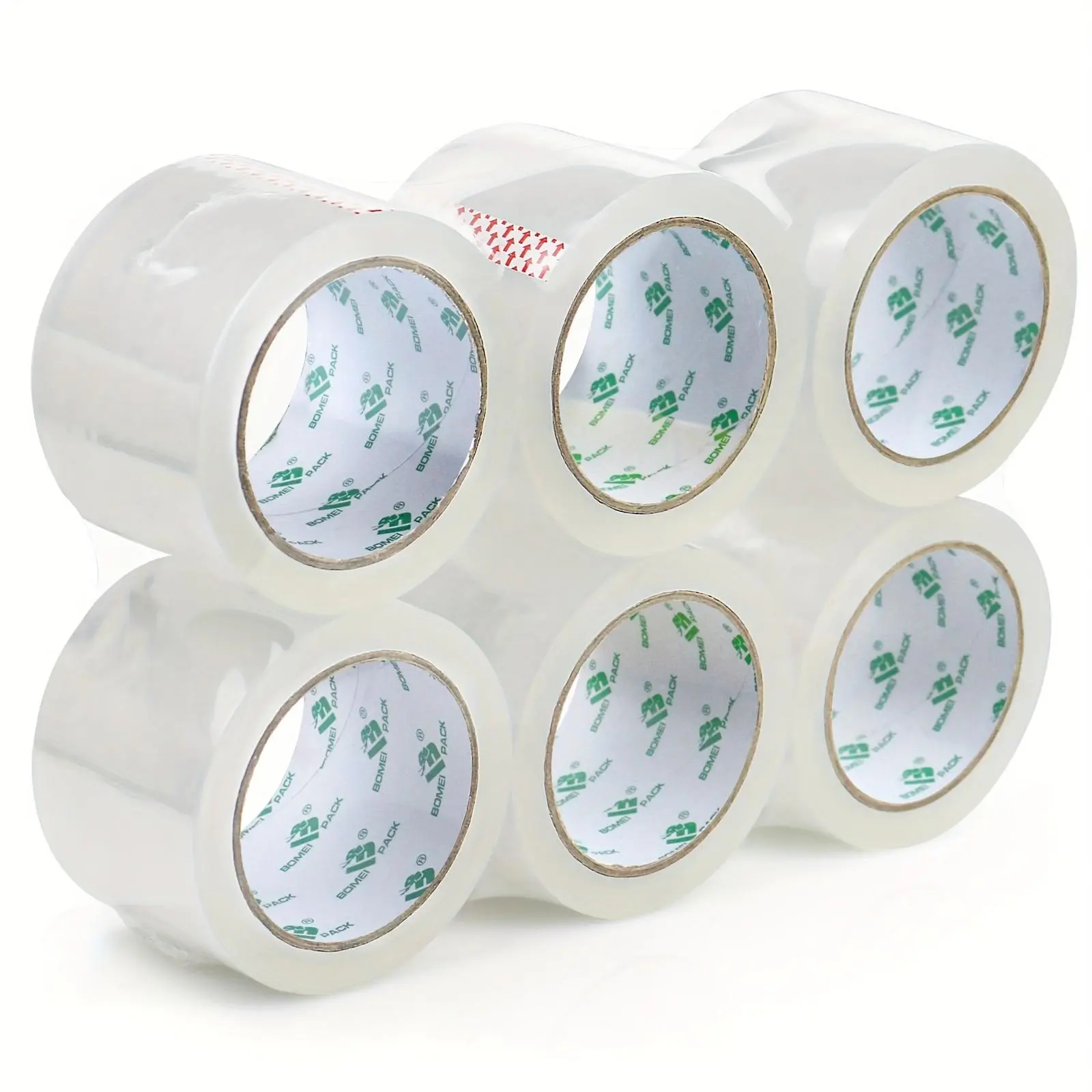 3" x 110 Yards Clear Packing Tape, 2mil Heavy Duty Box Sealing Tape