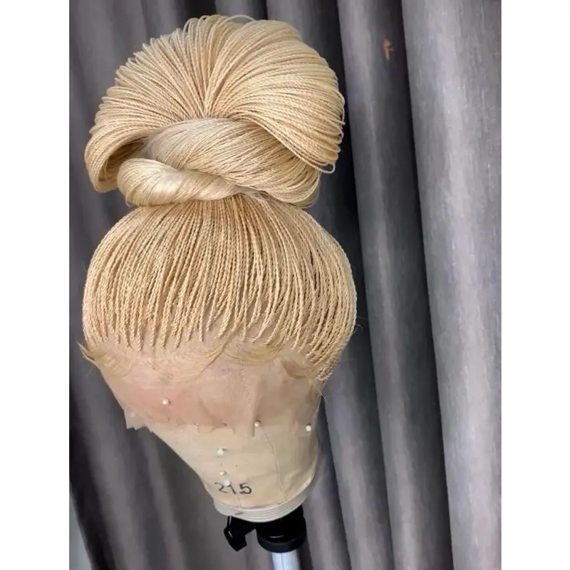 Full lace micro twist braid  African Hand Braid  Micro Twist Wig