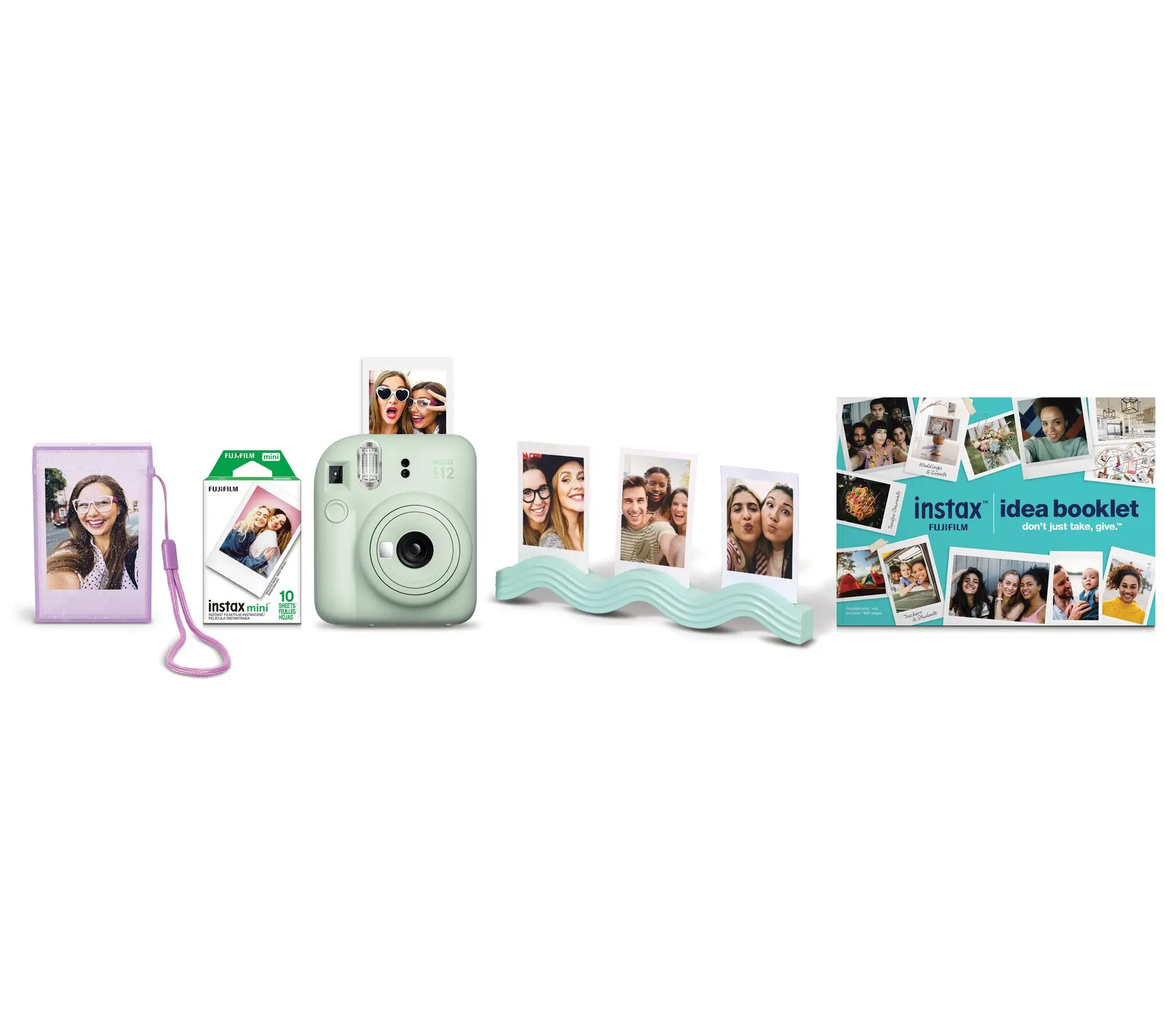Fujifilm Instax Mini 12 Instant Print Camera Holiday Bundle