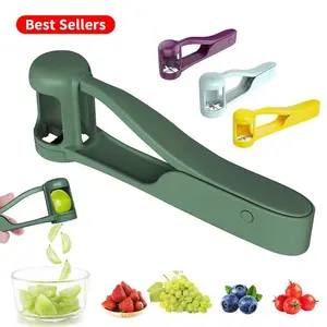 SleekHush Luvan Grape Cutter 1-3Y | 304 Stainless Steel Slicer for Grapes Cherry Tomatoes Blueberries | Lightweight Dishwasher Safe Tool for Fruit Salads Snacks