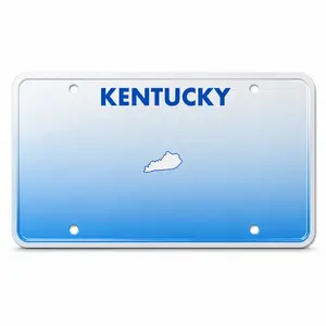 6"x12" Custom Aluminum License Plate | Lightweight & Durable | DIY Your Design | For Car/Truck/Decoration(Kentucky)