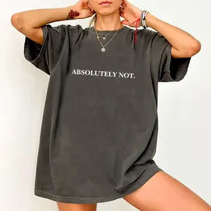 Absolutely Not Shirt, Funny Quote T-shirt, Meme Graphic Printed Tee, Immediately No Unisex Unhinged Tee Absolutely Not Shirt, Funny Quote T-shirt, Meme Graphic Printed Tee, Immediately No Unisex Unhinged Tee