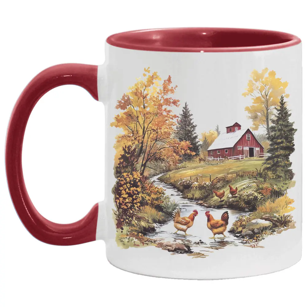Retro Bull Moose Wilderness Scene Mug - 90s Moose Wildlife Sweatshirt - Winter Mountain White Mug #426