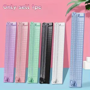 Portable A3/a4 Paper Cutter, Durable Plastic Manual Tool, Ideal for School Home Office Use, No Batteries Required, Office Gadgets, Cutting Supplies
