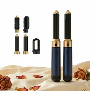 EasyinBeauty Multi-Function Hair Styling Tool: Auto Curling Iron, Straightening Brush & Hair Dryer  3 Heat Settings, Fast Styling at Home