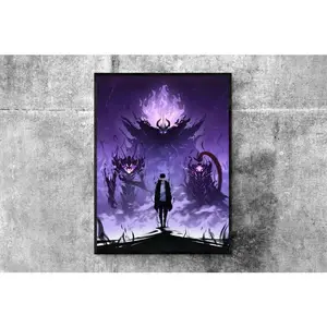 Solo Leveling Print,1 Anime Wall Art, Manga Poster, Room Decor, Fan Gift, Home Decor, High-Quality Print, Art Gift, Anime Merch
